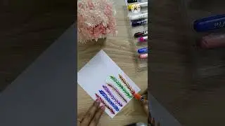 Dom's Brush pen amazing painting #shorts #ytshortsindia #ytshorts