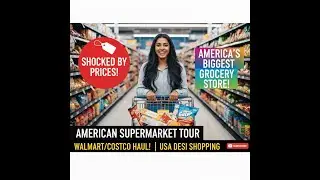 SHOCKED BY PRICES! 😱 American Supermarket Tour | Walmart Grocery Shopping