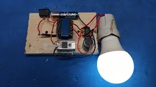 Como Fazer Mini Inversor Caseiro - 1,5V para 110V Apenas uma Pilha e 1 Transistor