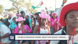 184 BED & BREAKFAST ROOMS READY FOR CRICKET CARNIVAL