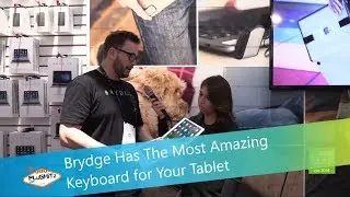 Brydge Has The Most Amazing Keyboard for Your Tablet @ CES 2018