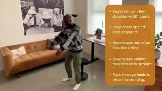 Squats at Your Desk | Boost Focus & Circulation While You Work