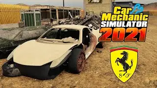 Supercar Restoration! - Ferrari 458 Liberty Walk | Car Mechanic Simulator 21 [4K]