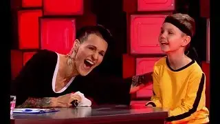 Zobacz czym mały Oskar rozbawił Agnieszkę Chylińską do łez [Mali Giganci]