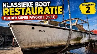 Klassieke Boot Restauratie: Mulder Super Favorite 950 AK uit 1961 - Aflevering 2 Dak inspectie