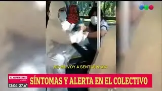 MUJER con SÍNTOMAS de CORONAVIRUS subió a un COLECTIVO: pasajeros aislados - El Noti de la Gente