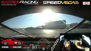 Ferrari 488 Challenge Evo Speed Vegas in car POV
