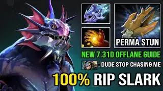 How to 100% Totally Delete Slark From Offlane with Midas Slardar & Moon Shard 7.31d Dota 2