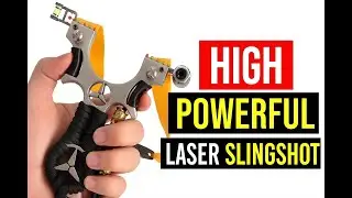 High Power Laser Slingshot in Action ⚡ Ultimate Outdoor Weapon | buyy.pk