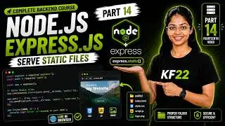 Express.js Static Files Tutorial | Serve HTML, CSS & JS in Node.js | Part 14
