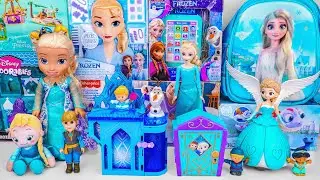 Unboxing Disney Frozen Elsa's Ice Palace Playset | Elsa Styling Head and Dolls Toy Review