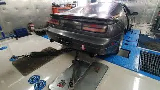 scarface 300zx on Dyno new engine Smoke free Nz lol
