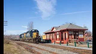 CSX Geometry w/8052 Leading on the Former Pan Am East End -11/2/22