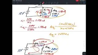 Solución de una red eléctrica por la Ley de Ohm