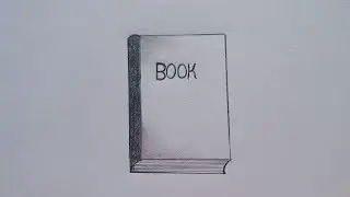 Learn How to Draw a Closed Book Step By Step Very Easy |