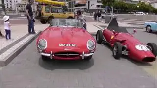 Red E Type Jaguar Madeira Classic Car Revival 2018