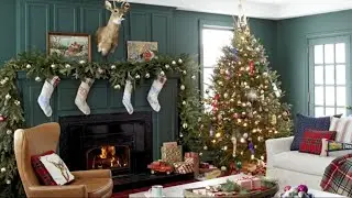 A Christmas Farmhouse Ambience with Relaxing Piano Carols | Moodscape