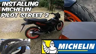 INSTALLING MICHELIN PILOT STREET 2 RAIDER 150 FI | Tubeless | Quick Ride Test