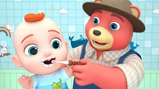 Brush Your Teeth Song - Good Habits | Leo Nursery Rhymes & Kids Songs