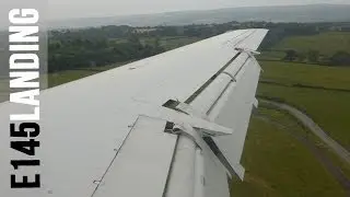 Landing at Bristol Airport, BMI Regional/Brussels Airlines Embraer E145