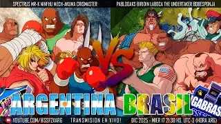 DESAFIO ARGENTINA VS BRASIL 5 VS 5 - SUPER STREET FIGHTER 2X