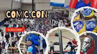 Comic con Blackpool 2025 #comiccon #wrestling #blackpool