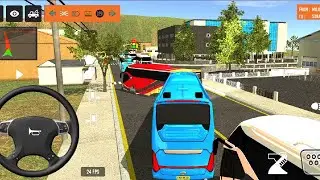 BUS SIMULATOR INDONESIA|| Bus Driving👮&zwj;♂️ City euro Coach bus Simulator 🔥-Android Gameplay Bus 2024