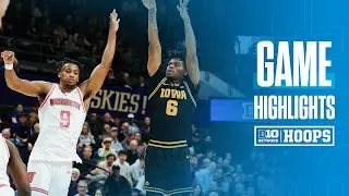 Iowa at Washington | HIGHLIGHTS | Big Ten Basketball | 02/04/2026