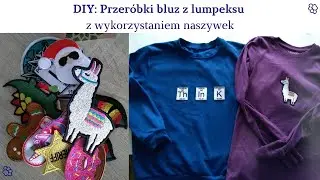 Jak przerobić bluzy z second-handu z pomocą naszywek - DIY