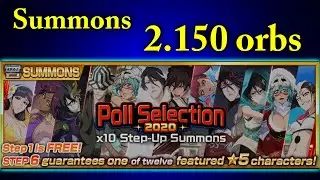 Summons Poll Selection 2020 - 2.150 Orbs Bleach brave souls