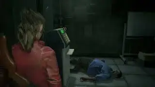 Resident Evil 2 - Using the Spare Key in Safety Deposit Room