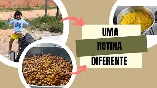 Receita de cuscuz e feijão tropeiro + o andamento da obra da casa nova