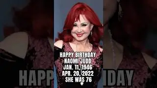 🎤 Happy Heavenly Birthday to Naomi Judd of The Judds Jan 11, 1946 &ndash; Apr 30, 2022 She Was 76 💜