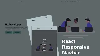 How to create a complete responsive navbar using React JS in Hindi in 2023 | CSS | React JS | CSS |