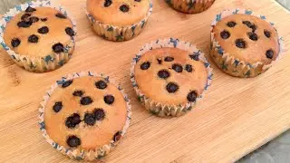 Eggless Chocolate Chip Muffins With & Without Oven | No Egg , No Butter | Vanilla Cupcakes