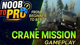 MudRunner Mobile 🚜 | Crane Operator Mission | Extreme Off-Road Challenge! #trending #snowrunner 