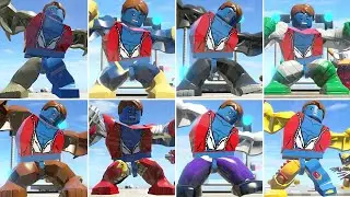 All Big-Fig Characters Perform Rick Jones (A-Bomb) Transform Animation in LEGO Marvel Super Heroes