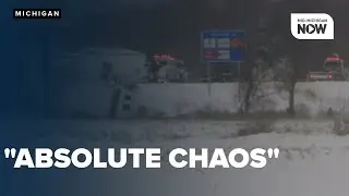 'Absolute chaos:' Drivers react as I-196 in Ottawa County experiences 100+ car pileup