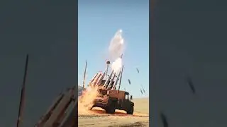 AIM-120 AMRAAM System Tracks an Incoming Jet