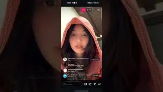 lisa first time instagram live chat 😲