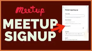 How to Sign-Up Meetup Account | Register Meetup Account (2022)