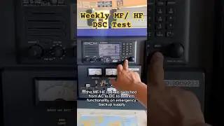 Weekly GMDSS Radio Test | MF/HF DSC to Coast Station Rio de Janeiro