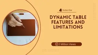 Day89: Dynamic Table Features and Limitations