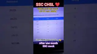 SSC CHSL OLIVEBOARD LIVE TEST (19-21 OCT. 2025) #oliveboard #livetest #sscchsl #cgl #yt #trending