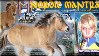 Nordic Mantras #RuneRhyme by Skydin Zeal Ehwaz #OldEnglish Runes Pagan Viking Germanic Psychic Read
