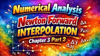 Newton Forward Interpolation Question Solution Chapter 3 Part 2 Numerical Analysis Mathematics World