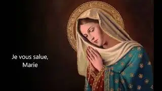 Je vous salue Marie (dit de Chartres). Musique de M. l'Abbé Joseph LOUIS.