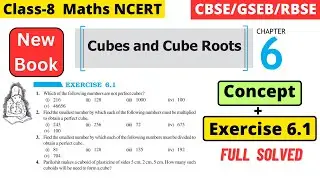Class 8 Maths Chapter 6 Cubes and Cube Roots Exercise 6.1 full solved #class8maths