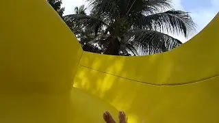 Yellow Duo Water Slide at Acquamania