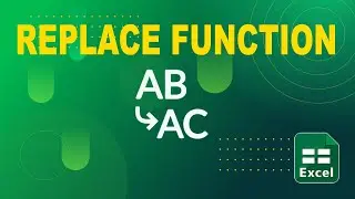 How to use Replace Function in Excel